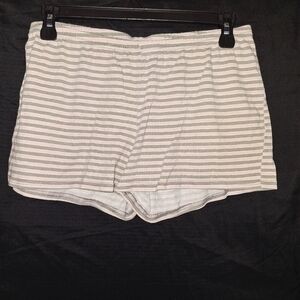 Joe Boxer Pink and Gray Striped Shorts